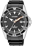 Citizen Herren Analog Quarz Uhr mit Kautschuk Armband BN0100-42E ,Schwarz/Grau