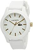 Lacoste Analog Quarzuhr für Herren mit Weisses Silikonarmband - 2010819