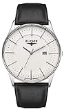 Elysee Unisex Erwachsene Analog Quarz Uhr mit Leder Armband 83015L