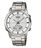 Casio Herrenarmbanduhr mit Solar und Funk und Titanarmband