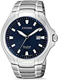 CITIZEN Eco-Drive Herren Armbanduhr BM7430-89L, Blau