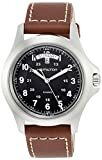 Hamilton Herren Analog Quarz Uhr mit Leder Armband H64451533