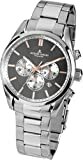JACQUES LEMANS Herrenuhr Metallband massiv Edelstahl Chronograph 42-6G