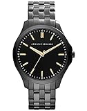 Armani Exchange Herren Analog Quarz Uhr mit Edelstahl Armband AX2144