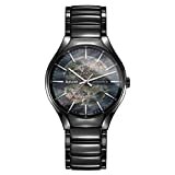 Rado True Herren-Armbanduhr 40.1mm Armband Keramik Schwarz Automatik R27100912