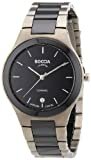Boccia Herrenuhr Analog Quarz mit Keramikarmband 3628-01