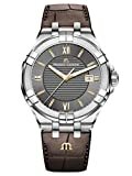 Maurice Lacroix Herren analog Swiss Quartz Uhr mit Leder Armband AI1008-SS001-333-1