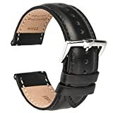 BRISMASSI ESETTI Schnellverschluß Uhrenarmbänder 22mm 21mm 20mm 19mm 18mm 16mm, Top Grain Kalb Leder Armbänder Herren & Damen Eleganten Ersatzarmband für Uhr & Smartwatch