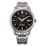 Citizen Eco-Drive Funkuhr für Herren Titan Schwarz CB0190-84E