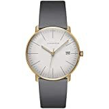Junghans 041/7857.00 Herren-Uhr Max Bill Analog Quarz mit Leder-Band