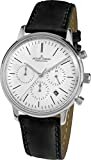Jacques Lemans Unisex Analog Quarz Uhr mit Leder Armband N-209ZB