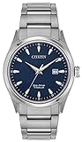 Citizen Herren Datum klassisch Solar Uhr mit Titan Armband BM7360-82L