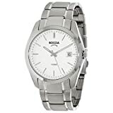 Boccia Herren Digital Quarz Uhr mit Titan Armband 3608-03