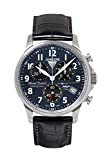 Junkers Herren-Armbanduhr Chronograph Quarz Leder 68943