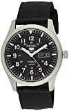 Seiko 5 Herren-Uhr Edelstahl mit Textilband SNZG15K1