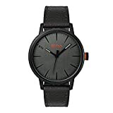 Hugo Boss Orange Herren Datum klassisch Quarz Armbanduhr mit Lederarmband