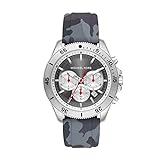 MICHAEL KORS Herren Chronograph Quarz Uhr mit Silikon Armband MK8710