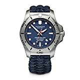 Victorinox Herren-Uhr I.N.O.X. Professional Diver, Herren-Armbanduhr, analog, Quarz, Wasserdicht, Gehäuse-Ø 45 mm, Armband 22 mm, 149 g, Blau