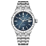 MAURICE LACROIX Men's Blue Aikon Automatic Stainless Steel Watch AI6008-SS002-430-1