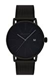 Gigandet Herren-Armbanduhr Quarz Analog Milanaise Edelstahlarmband schwarz Minimalism G42-007