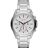 Armani Exchange Herren Chronograph Quarz Uhr mit Edelstahl Armband AX2624
