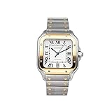 Cartier Santos Steel Silver Dial Automatic Mens Watch W2SA0006
