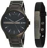 Emporio Armani Herren Analog Quarz Uhr mit Edelstahl Armband AX7101
