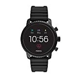 FOSSIL Herren Digital Smart Watch Armbanduhr mit Silikon Armband FTW4018