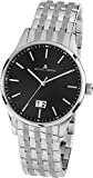 JACQUES LEMANS Herren Analog Quarz Uhr mit Edelstahl Armband 1-1862M