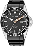 Citizen Herren Analog Quarz Uhr mit Kautschuk Armband BN0100-42E ,Schwarz/Grau