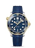 Omega Seamaster Diver Herren-Armbanduhr, 300 m, koaxialer Master-Chronometer, 42 mm, blau, Taucher