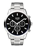 s.Oliver Herren Chronograph Quarz Uhr mit Edelstahl Armband SO-3857-MC