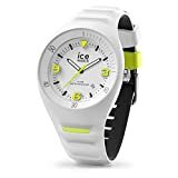 Ice-Watch - P. Leclercq White yellow - Weiße Herrenuhr mit Silikonarmband - 017594 (Medium)