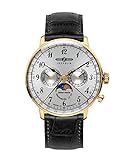 Zeppelin Unisex Chronograph Quarz Uhr mit Leder Armband 7038-1