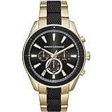 Armani Exchange Herren Chronograph Quarz Uhr mit Edelstahl Armband AX1814