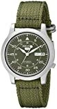 Seiko Herrenuhr Analog Automatisch mit Stoffarmband – SNK805K2