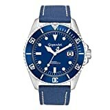 Gigandet Herren Automatikuhr Saphirglas Edelstahl SEA Ground 300 Taucheruhr Made in Germany 300m/30atm - G300-002