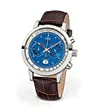 Kronsegler CSI Herren Chronograph Edelstahl Stahl-Blau KS787st-bla