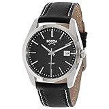 Boccia Herren Digital Quarz Uhr mit Leder Armband 3608-02