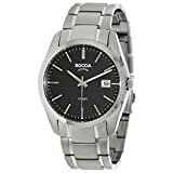 Boccia Herren Digital Quarz Uhr mit Titan Armband 3608-04