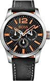 Hugo Boss Orange Herren Multi Zifferblatt Quarz Armbanduhr mit Lederarmband