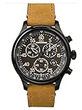 Timex Herren Analog Quarz Uhr mit Leder Armband TW4B12300