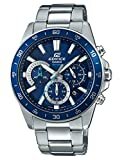 Casio Edifice Herren Massives Edelstahlgehäuse und Edelstahlarmband Uhrenarmband EFV-570D-2AVUEF