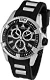Jacques Lemans Herren-Armbanduhr XL Liverpool Professional Chronograph Quarz Silikon 1-1805B