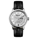 Ingersoll Herren Analog Automatik Uhr mit Leder Armband I00202