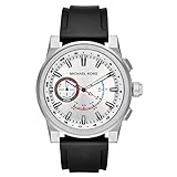 Michael Kors Herren Analog Quarz Uhr mit Silikon Armband MKT4009