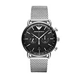 Emporio Armani Herren-Chronograph-Edelstahluhr, AR11104
