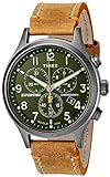 Timex Herren Chronograph Quarz Uhr mit Leder Armband TW4B04400