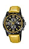 Festina Unisex Erwachsene Chronograph Quarz Uhr mit Leder Armband F20339/3