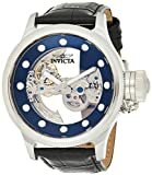 Invicta Herren analog Automatik Uhr mit Leder Armband 24593